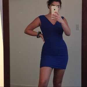 Royal blue dress